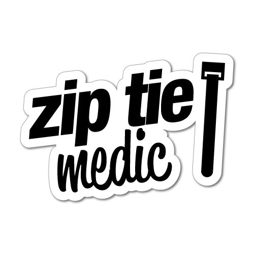 Zip Tie Medic Jdm Car Sticker Decal