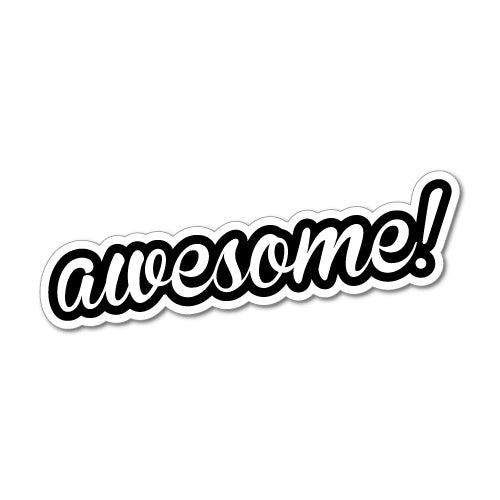 Awesome! Jdm Car Sticker Decal