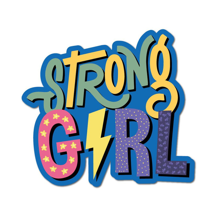 Strong Girl Sticker Decal