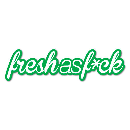 Fresh As Fck Jdm Sticker Decal