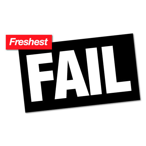 Freshest Fail Jdm Sticker Decal X2