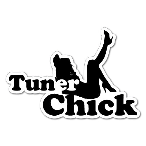 Tuner Chick Silhouette Jdm Sticker Decal