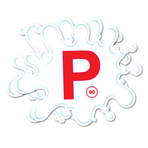 2X P Plate Splatter Red Qld Jdm Sticker Decal
