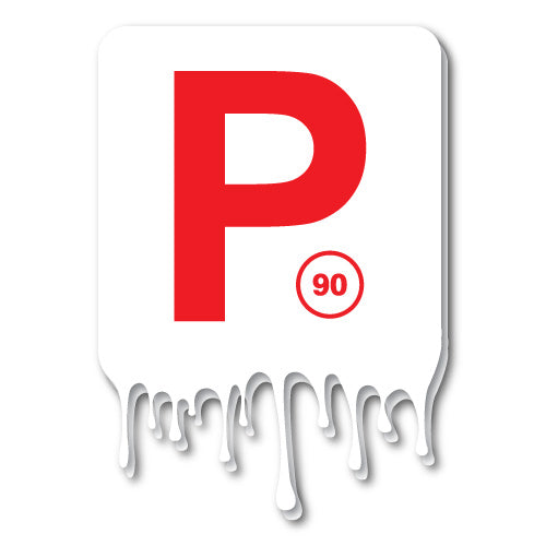 2X P Plate Red Qld Paint Jdm Sticker Decal