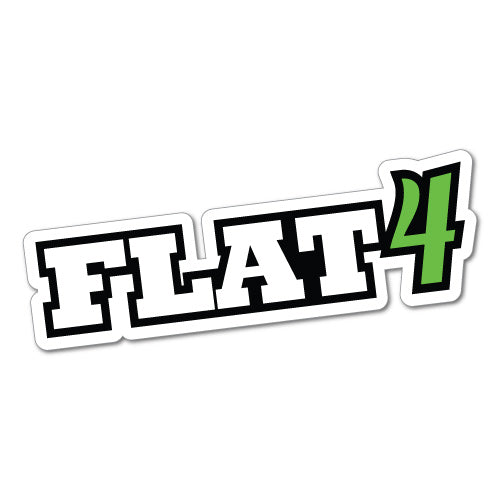 Flat 4 Sticker Decal