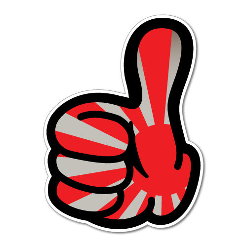 Thumb Up Sun Jdm Sticker Decal