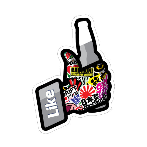 Fb Like Bomb Jdm Sticker Decal