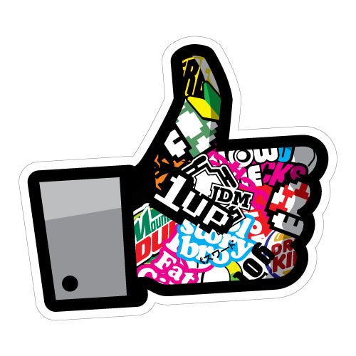 Fb Thumb Up Bomb Jdm Sticker Decal