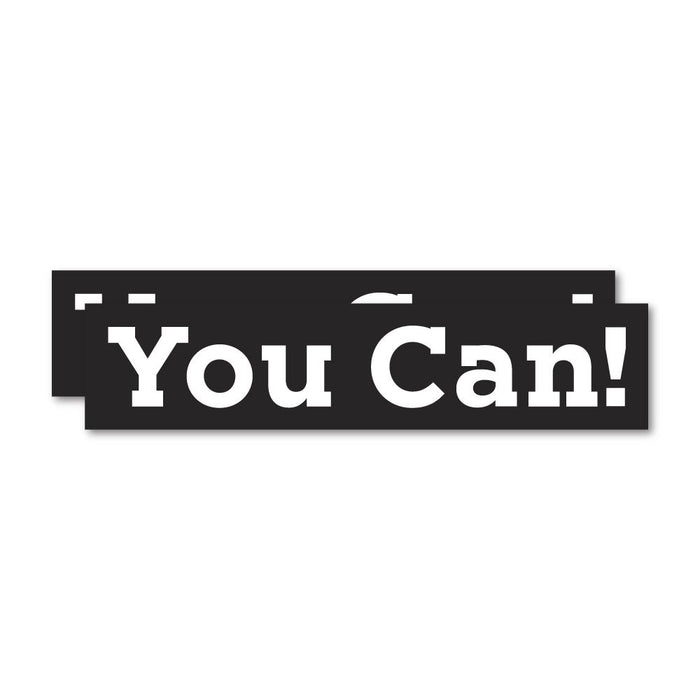 2X You Can Sticker Decal