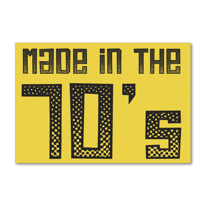 Seventies 70S Hippie Sticker Decal