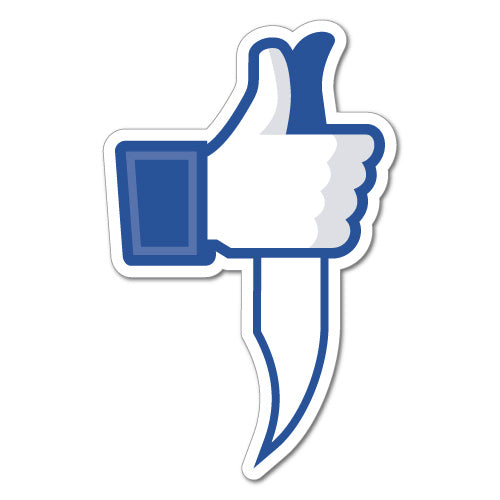 Fac9Book Like Knife Jdm Sticker Decal