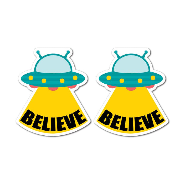 2X Believe In Aliens Sticker Decal
