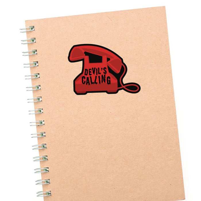 Devil Is Calling Phone Sticker Decal