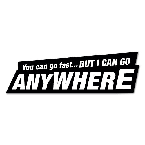 You Can Go Fast Jdm Sticker Decal