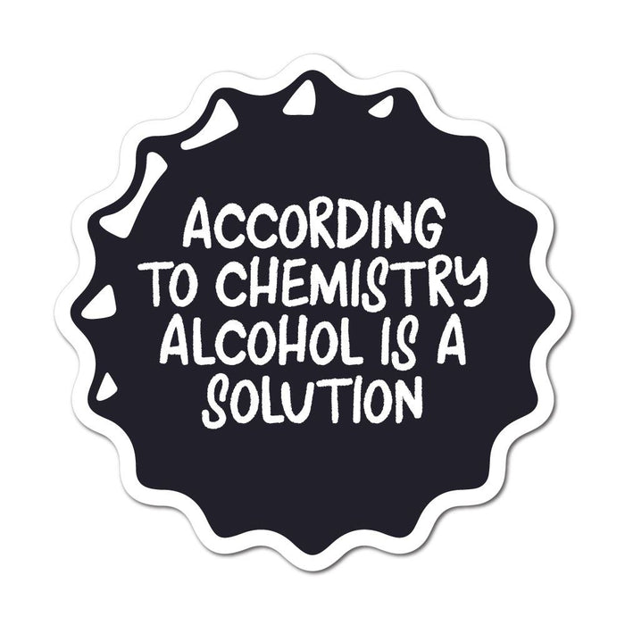 Chemistry Alcohol Sticker Decal