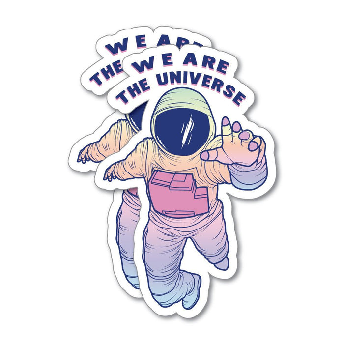 2X We Are The Universe Sticker Decal