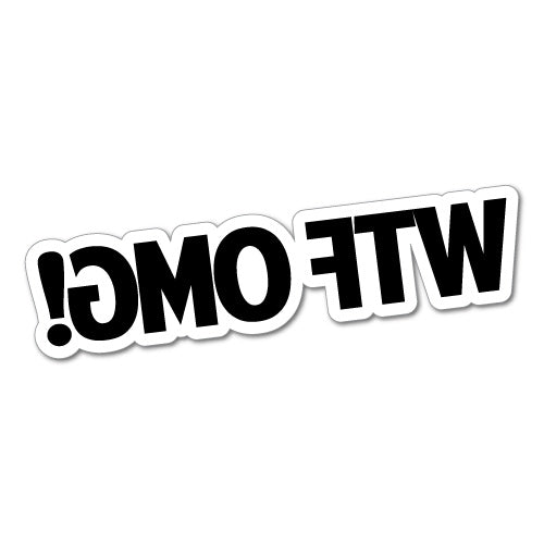 Wtf Omg Jdm Sticker Decal