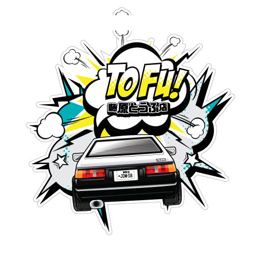 Tofu Fujiwara Shop Ae86 Sticker Decal