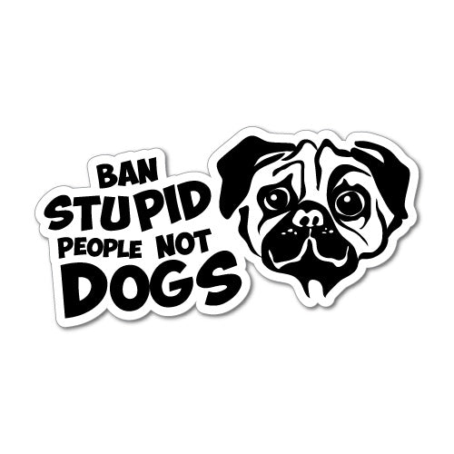 Ban Stupid People Jdm Sticker Decal
