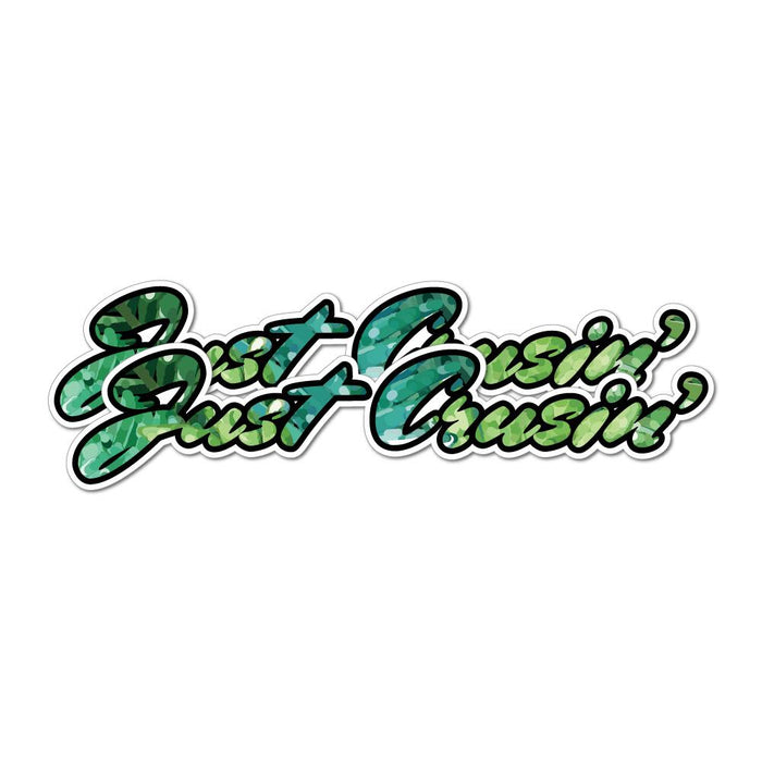 Just Crusin Sticker Decal