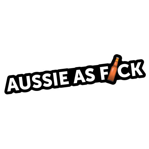 Aussie As Fck Beer Jdm Sticker Decal