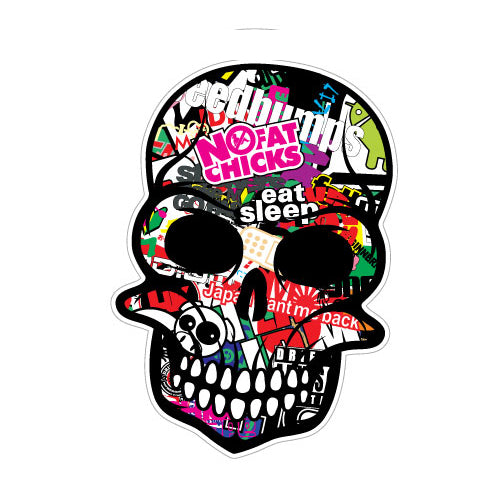 Sticker Bomb Skull Jdm Sticker Decal