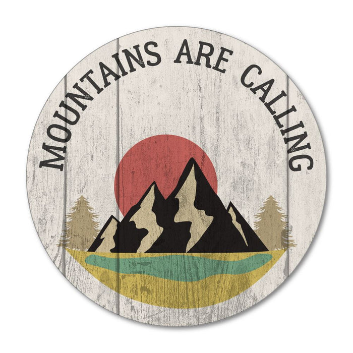 Mountains Are Calling Sticker Decal