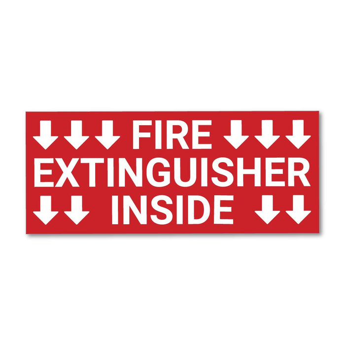 Fire Extinguisher Sticker Decal