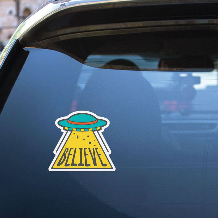 Believe In Aliens Sticker Decal