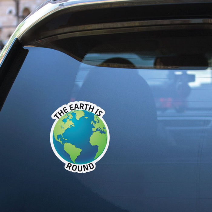 Earth Is Round Sticker Decal