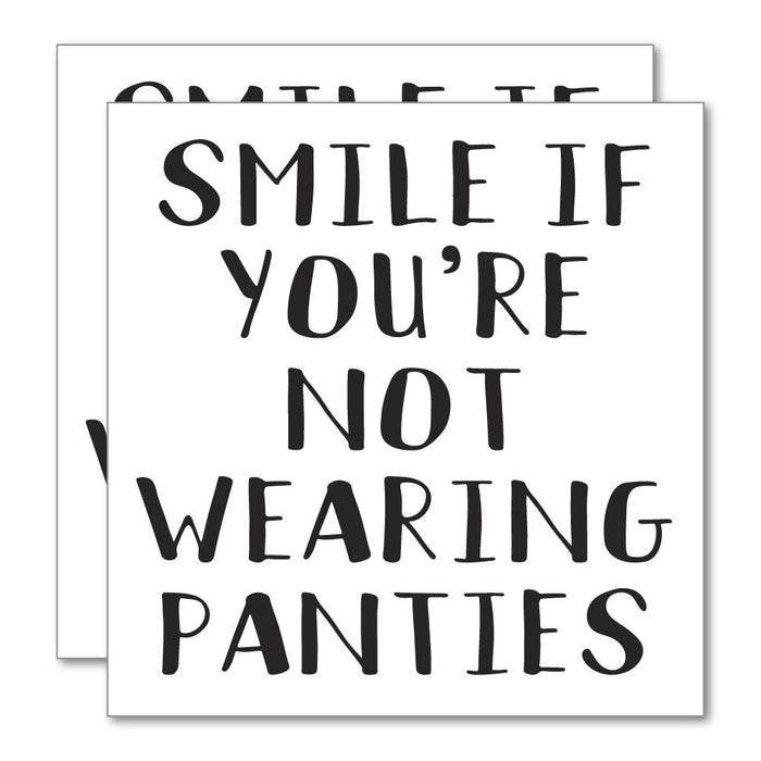 2X Smile Sticker Decal