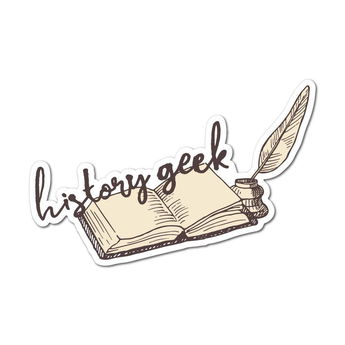 History Geek Sticker Decal