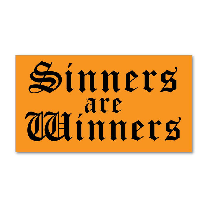 Sinners Are Winners Sticker Decal