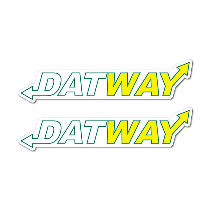 2X That Way Directions Sticker Decal