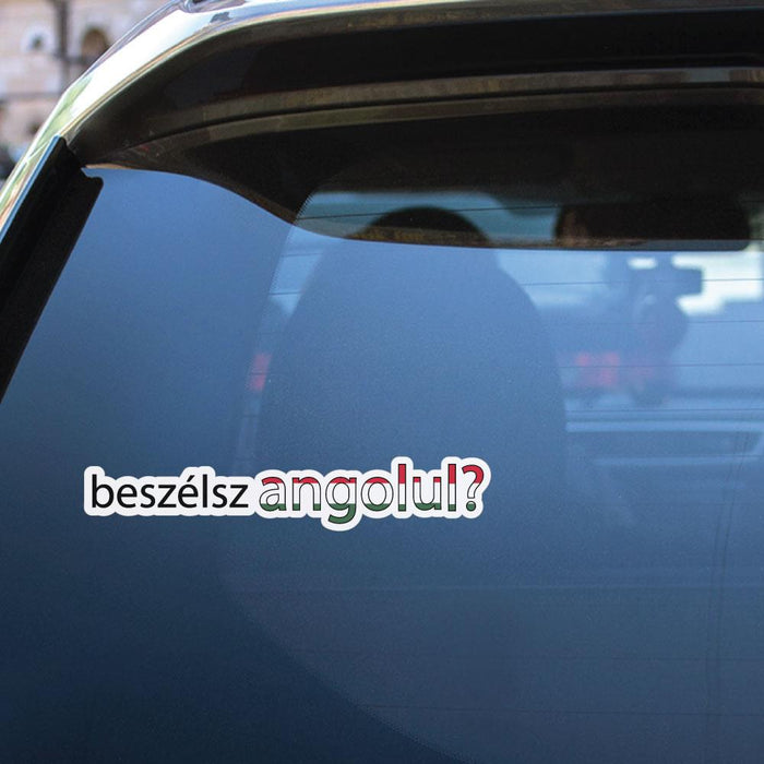 Beszelsz Angolul Hungarian Speak English Sticker Decal