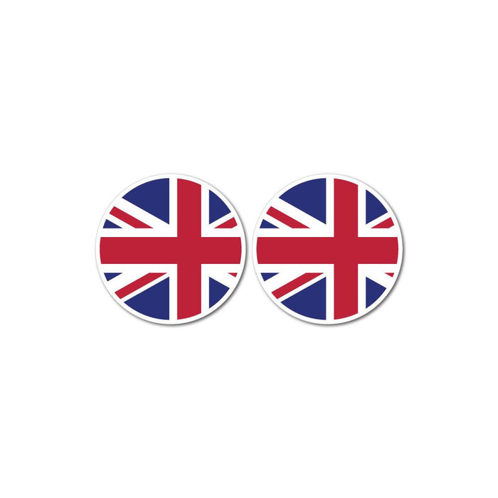 English Flag X2 Sticker Decal