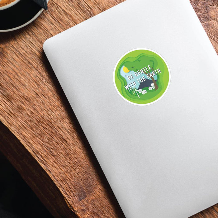 Be Gentle With The Earth Sticker Decal