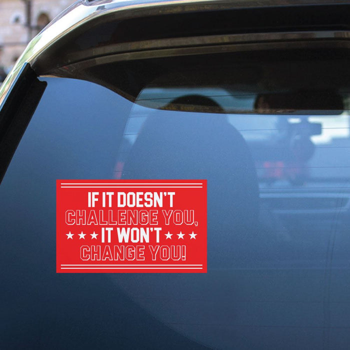 Challenge Yourself Sticker Decal
