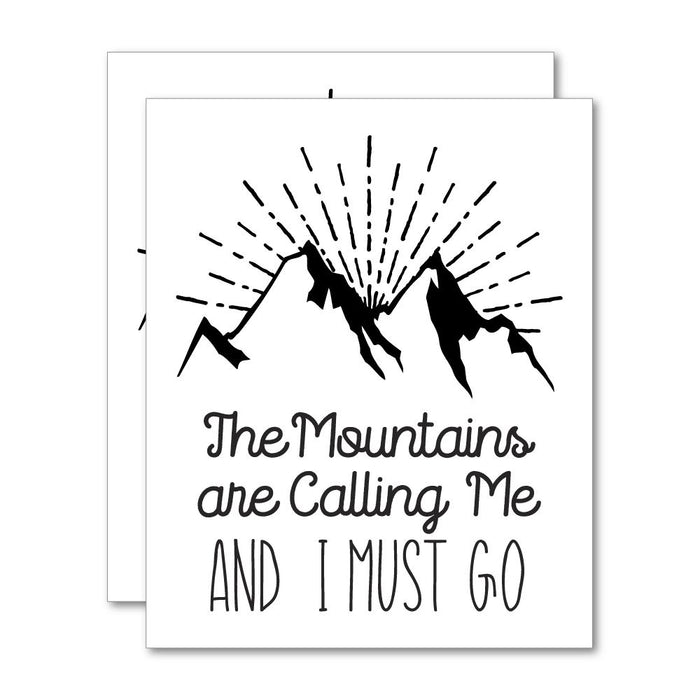 2X Mountains Call Sticker Decal