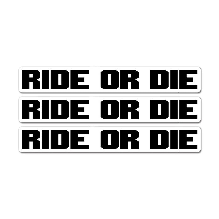3X Ride To The Death Sticker Decal