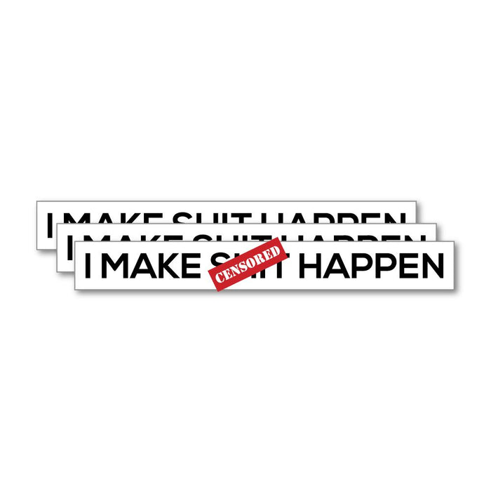 3X I Make It Happen Sticker Decal