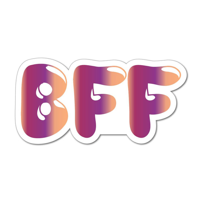 Bff Best Friends Friendship Balloon Forever Love Heart Car Sticker Decal