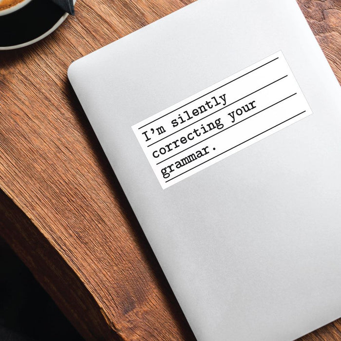 Correcting Your Grammar Sticker Decal