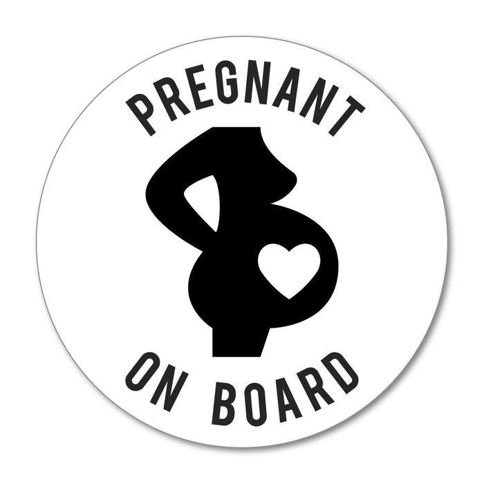 Pregnant On Board Sticker Decal