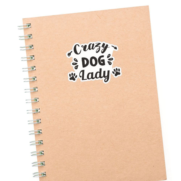 Crazy Dog Lady Sticker Decal
