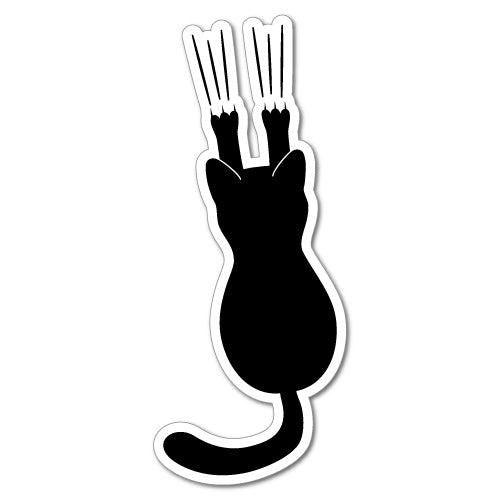 Cat Scratching Sticker