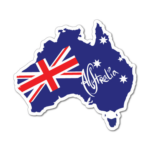 Australia Continent Sticker