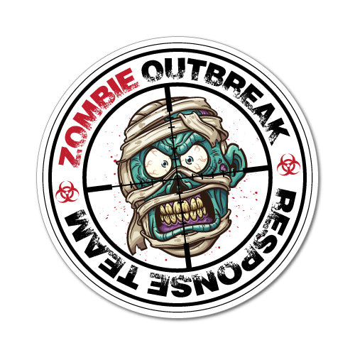 Zombie Outbreak Response Team Sticker