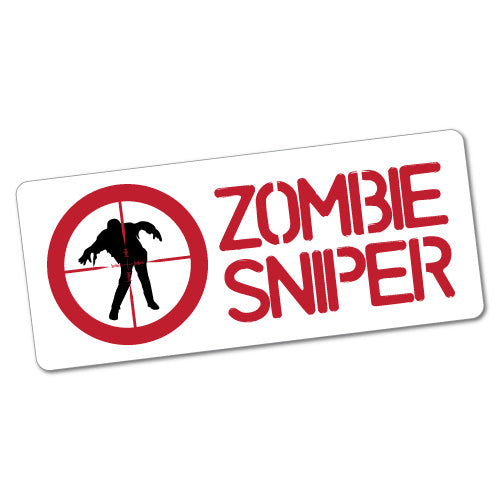 Zombie Sniper Sticker