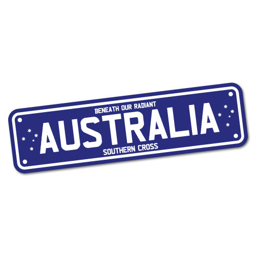 Australia Plate Sticker